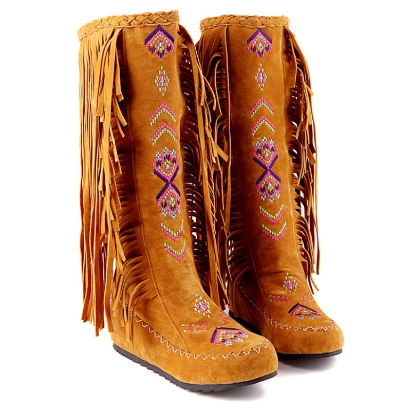 Tassel Boots Handmade Embroide - огляд і ціна Ethnic Fashion Women