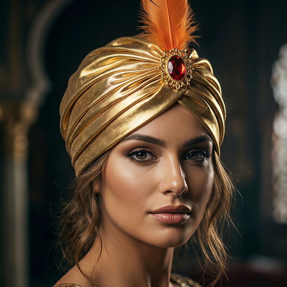 Dress Up Feather Turban Hat Ar - огляд і ціна Ethnic Fashion India