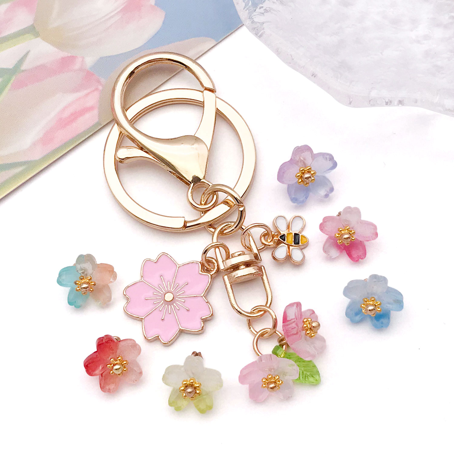 10/20pcs Vibrant Glass Cherry  - огляд і ціна Ethnic Modern Fashion